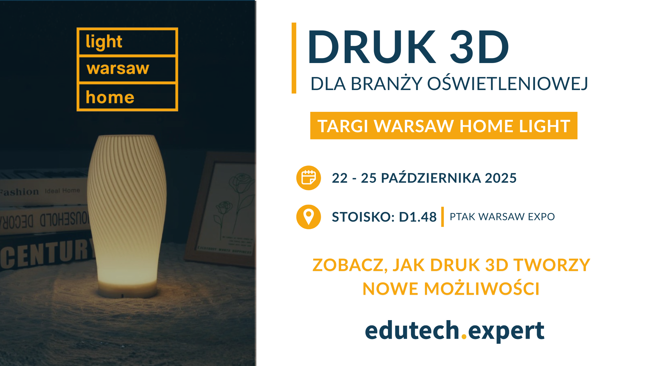 Będziemy na targach Warsaw Home Light 2025!